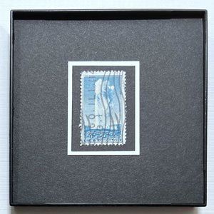 1933 Yosemite National Park - Framed Postage Stamp - Vintage Original USA Gift